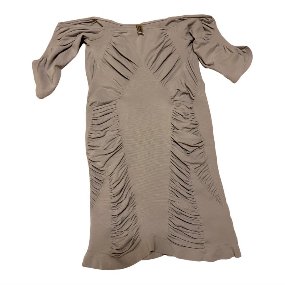 NEW. Last Tango form fitting gray nylon and Lycra dress in size s/m & m/l. Comfy